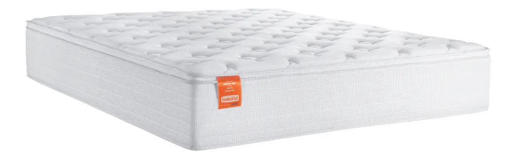 Colchão Casal Queen Molas Ensacadas Real Pillow Top Branco Isis 27 Ensacada Celuplás