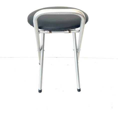 Imagen 2 de 8 de Banquito Banqueta Plegable Caño Tapizado Camping Cocina