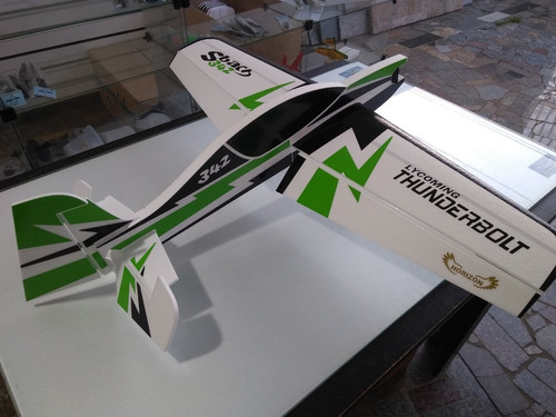 Aeromodelo Elétrico Sbach Isopor T5 Perfilado 95cm de asa Horizon Ccom Linkagem e trem de pouso Cor Verde