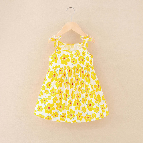 Vestido De Verano Para Niñas, Talla M, Sin Mangas, Para Bebé