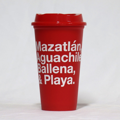 Vaso Reutilizable: Mazatlán Aguachile Ballena Y Playa
