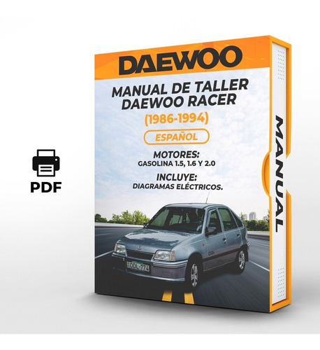 Manual De Taller Daewoo Racer (1986-1994) Español