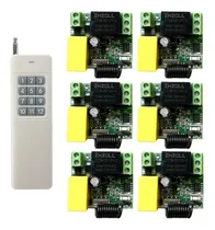 Comprar Control Remoto 12 Canales 300m Y 6 Receptores 1ch 433mhz Kit