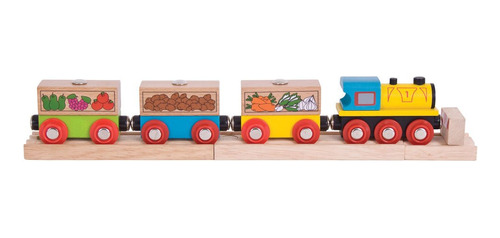 Bigjigs Rail Tren De Frutas Y Verduras: Otras Marcas