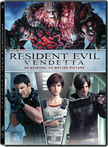 Resident Evil Vendetta Venganza Pelicula Dvd