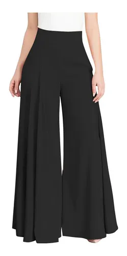 Pantalones R Pantalones Anchos De Cintura Alta Y Elegantes P