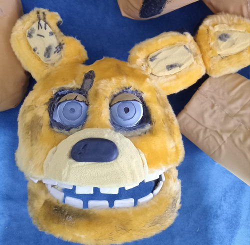 Cosplay Springbonnie Película Fnaf (leer Descripción) Amarillo Para Personas Flacas De 1,64mts De Estatura (Usado)