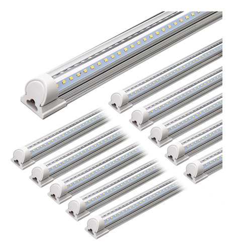 Barrina Led Shop 4ft 40w 5000lm 5000k, Blanco, Forma De V, C