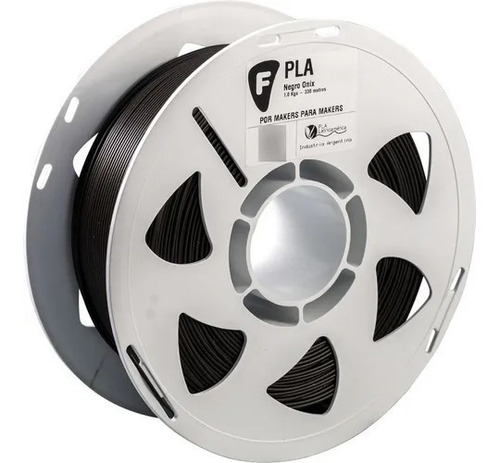 Filamento Pla Filar 1.75 Mm 1 Kg Impresion 3d Color Negro onix