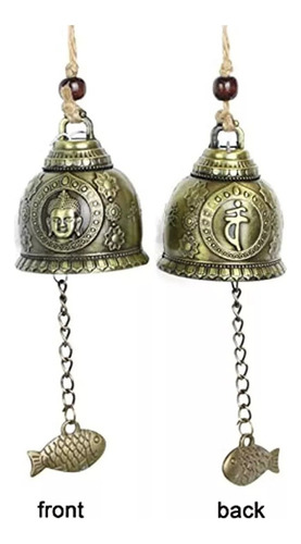 3 Pcs Campana Feng Shui Bendición Suerte Campanas De Viento