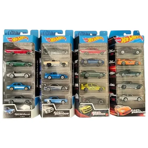Hot Wheels Fast & Furious Rapido Y Furioso 5 Pack Coleccion