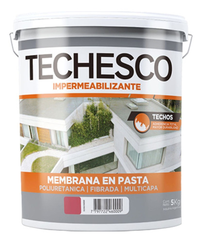 Membrana Poliuretanica En Pasta Techesco X 1,25 Kg Petrilac