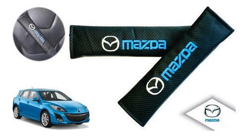 Par Almohadillas Cubre Cinturon Mazda 3 Hb 2.0l 2013