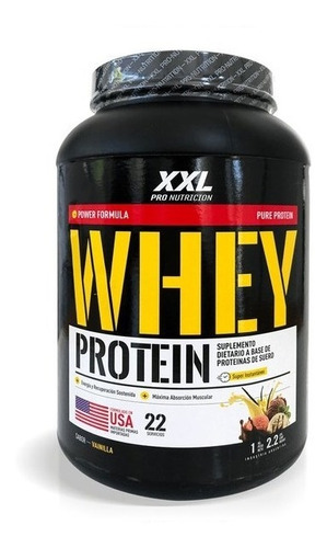 Whey Protein 1kg Xxl Recuperacion Y Masa Muscular