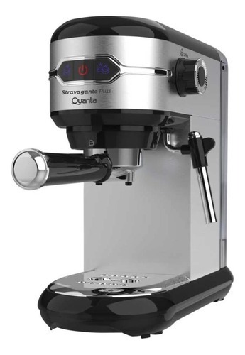 Cafetera Expresso Quanta Stravagante Plus 5 En 1 - 19 Bares Plateado