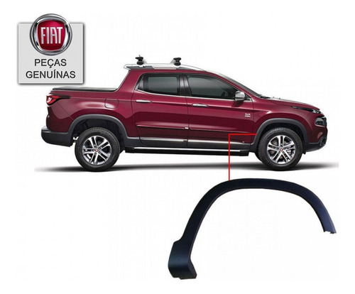 Moldura Paralama Dianteiro Lado Direito Fiat Toro Original