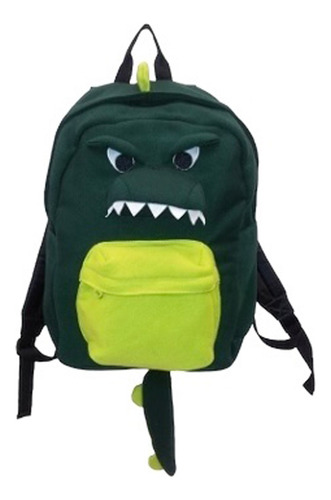 Backpack Mochila Dinosaurio Verde Japonesa Premium Kawaii
