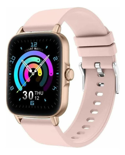 Smartwatch Reloj Inteligente Colmi P28 Rosa Android Ios Ips Color de la caja Dorado
