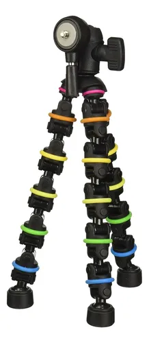 Snap And Wrap Flexi Color Tripod With 360° Rotating Ba...