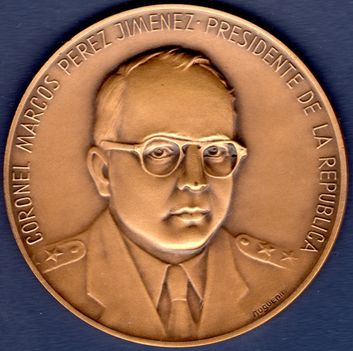 Medalla Coronel Marcos Pérez Jiménez Homenaje De Las Juntas