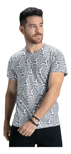 Camiseta Hombre Blanco Mp 88949