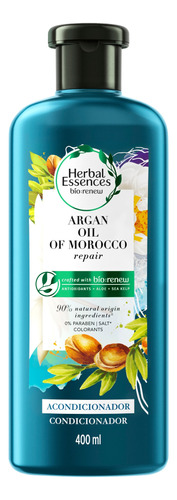 Acondicionador Herbal Essences Bío:renew Argan Oil Of Morocco en botella de 400mL por 1 unidad