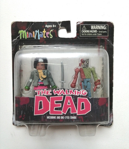 Minimates The Walking Dead Michonne Y One Eyed Zombie
