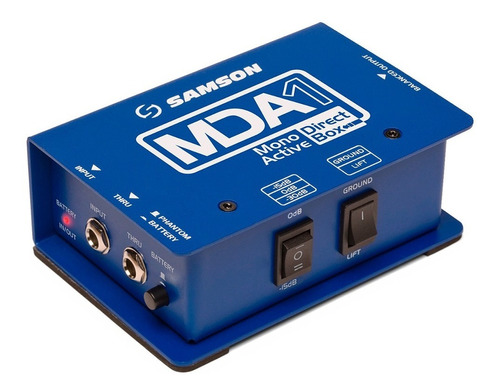 Samson Mda1 - Caja Directa Activa C/selector Ground/lift Y Phantom/bateria, Pad -15db