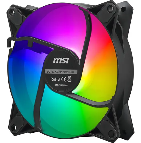 Msi Mpg F120 Argb-3b - 1200 Rpm, 120 Mm, Ventiladores Argb Anit-vibration