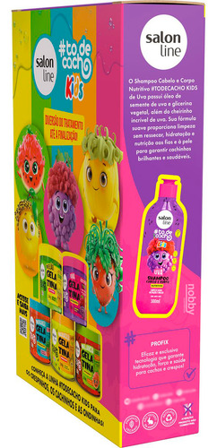 Kit Shampoo E Condicionador Uva Todecacho Kids Salon Line
