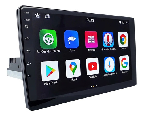Imagem 2 de 8 de Multimídia Android 11 Mp5 1 Din 2 Din 9 Pol Gps Wifi Bt Usb