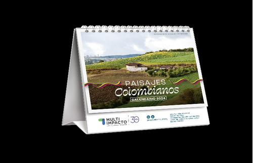 Calendario Escritorio Paisajes Colombianos 2024