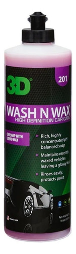 3d Wash N Wax Shampoo Ph Neutro 500cc