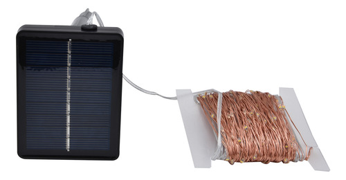 Cadena De Luces Led Solares De Alambre De Cobre Para Exterio