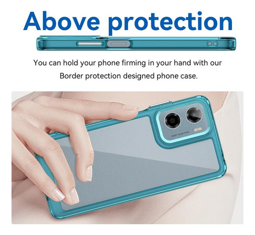 Funda De Acrílico Y Tpu Para Motorola Moto E15 Para Motorola