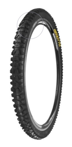 Imagen 1 de 3 de Llanta Bicicleta 26x1.95 54-559 Montaña Negro R308 Benotto