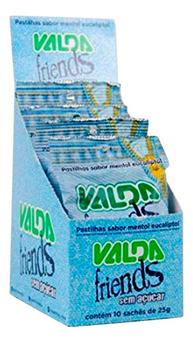 Valda Friends Pastilha Com 30 Saches 25g