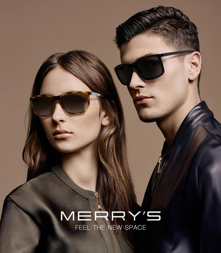 Merrys Gafas De Sol Polarizadas Rectangulares Unisex Para Pe