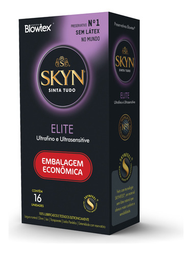 Kit48 Preservativo Camisinha Skyn Ultrafino Blowtex S/ Látex