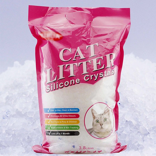 Cat Litter Sílica Gel Gatos 5 Litros(3.5 Kg)