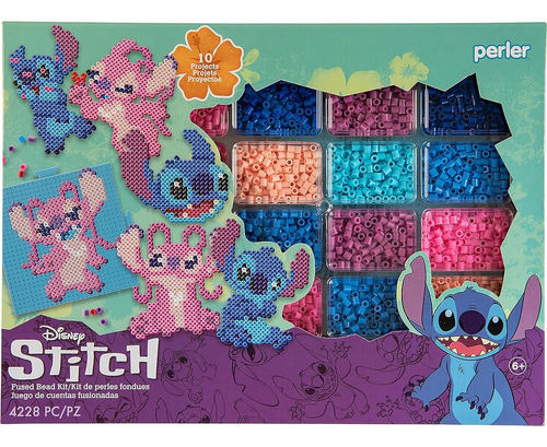 Perler Disney Stitch Manualidades Para Niños, Los Tamaños De