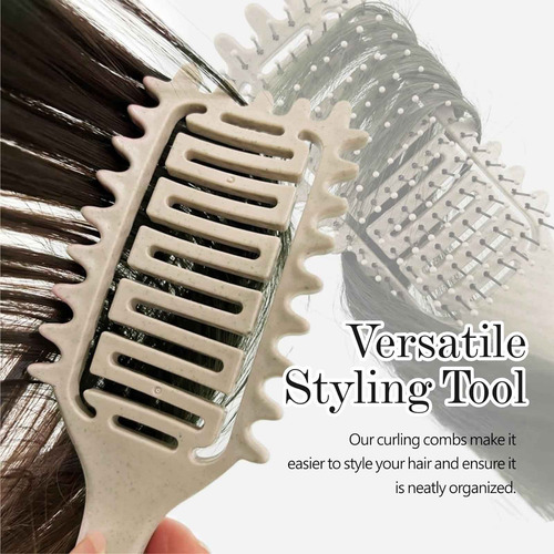 E Comb Curler Define Styling Brush Cepillo Para Cabello Riza