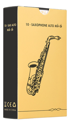 Cañas Para Saxofón Reed Traditional, 10 Unidades/caja, Alto