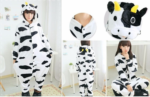 Vaca Vaquinha Pijama Macacão Kigurumi - Pronta Entrega