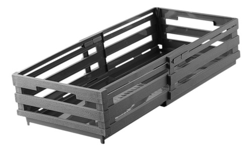 Cesta De Almacenamiento Organizadora De Armario, Gris