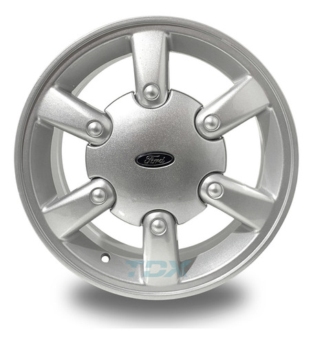 Rodas Ford Escort Ghia Mondeo Aro 15 4x108 (jogo) + Bicos Cor Prata