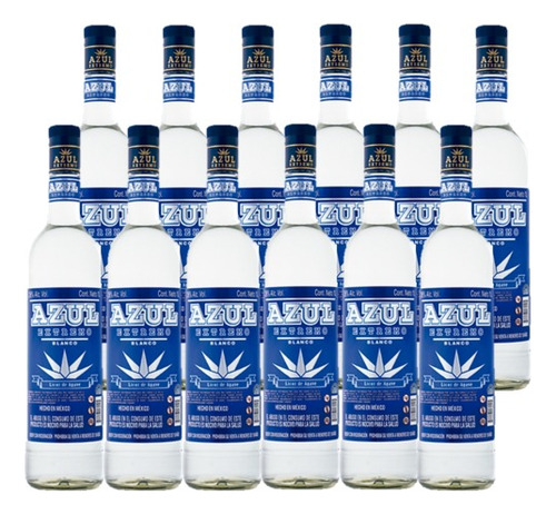 Licor De Agave Azul Extremo Blanco 1 L Caja 12 Pz