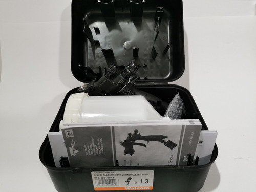 Pistola Negra Walcom Genesis Carbon Clear 360 Evo De 1,3 Hte Negro (Usado)