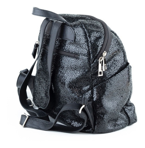 Mochila Grande Mujer Xl Extra Large Simona Negro