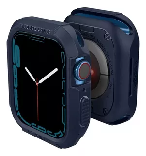 Case Spigen Rugged Armor Para Apple Watch Serie 9 45mm Azul